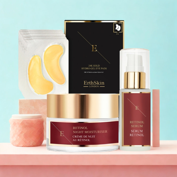 Trío de retinol + parches para ojos
