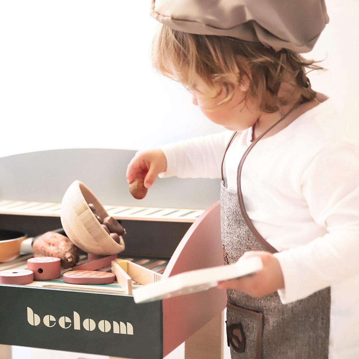 Cocinita barbacoa de madera infantil Babycue