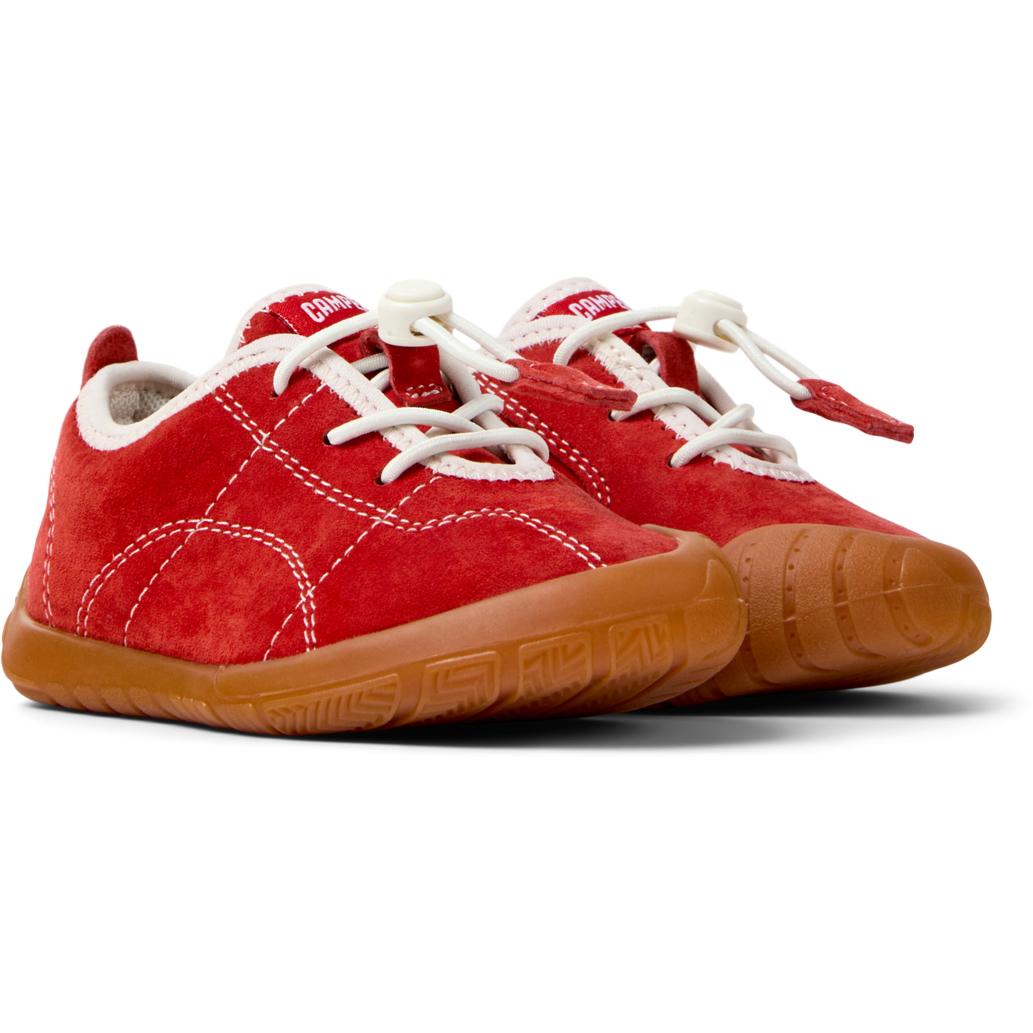 Sneakers - CAMPER Peu Path - Rosso - Pelle nabuk