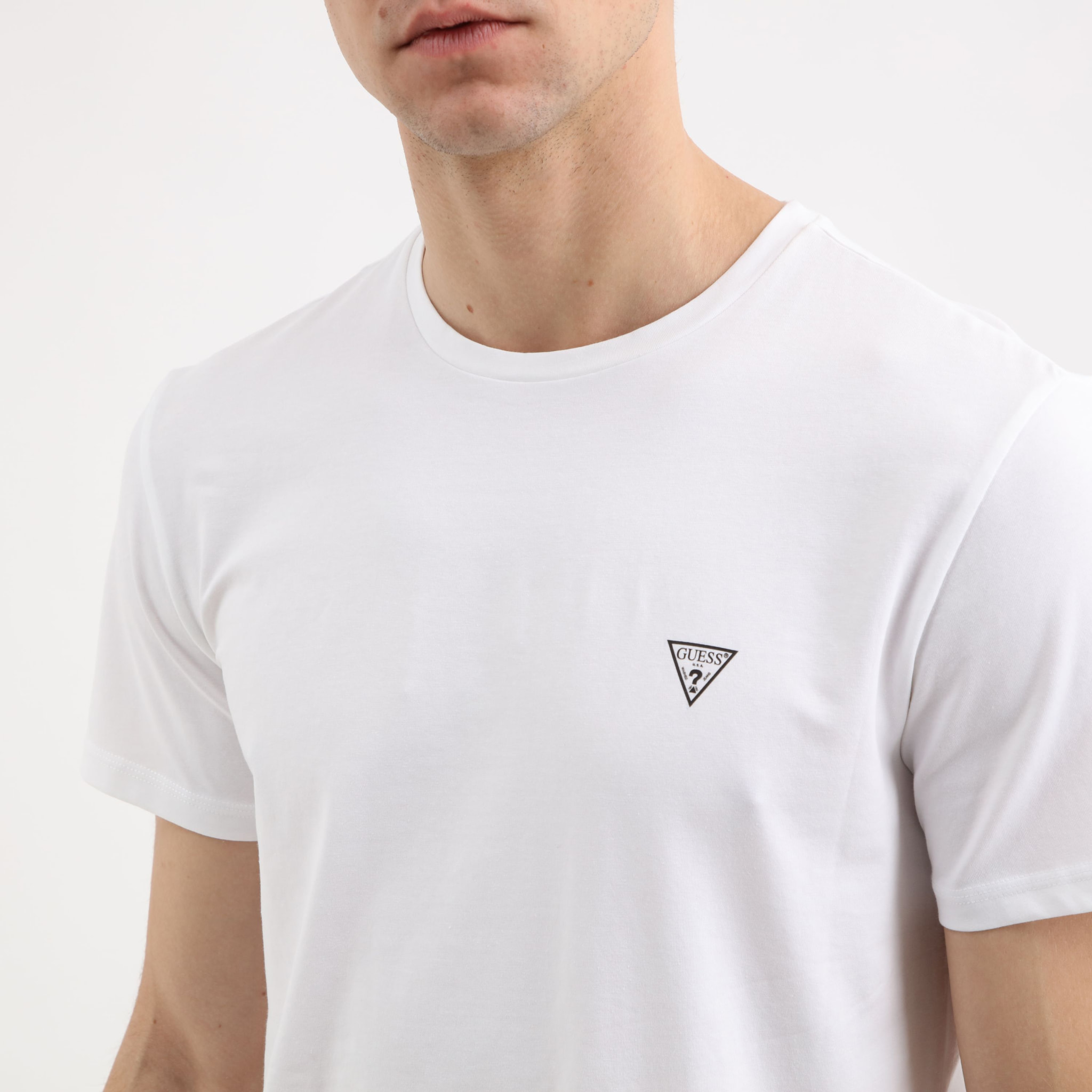 T-shirt Caleb - logo - coton biologique - blanc