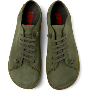 Zapatillas - CAMPER Peu Cami - Verde - Cuero Nubuck