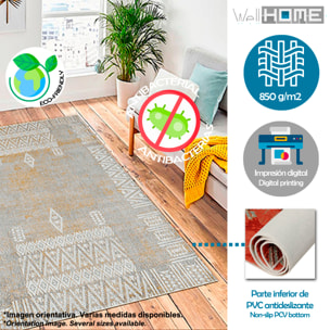 Alfombra de Poliester estampada 80 x 120cm