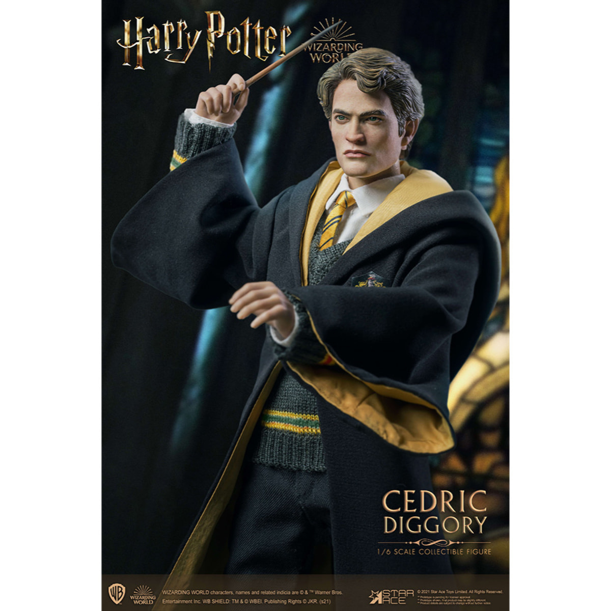 Harry Potter Cedric Diggory Deluxe 1/6 Af Action Figura Star Ace