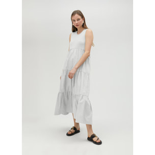 Vestito lungo con spalline