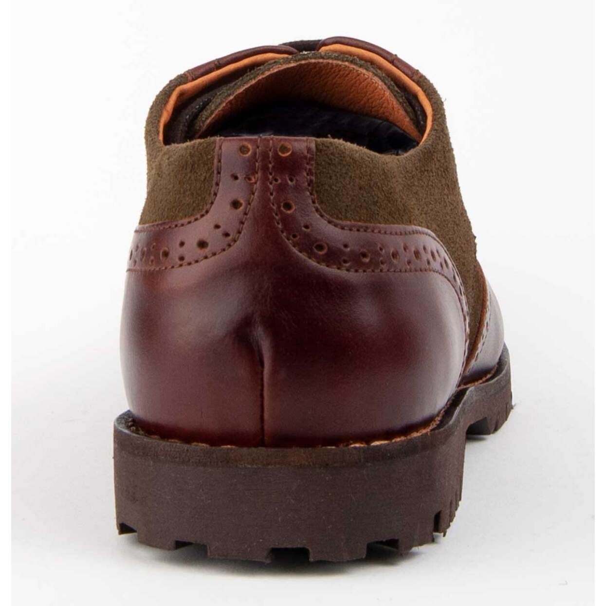 Zapato Oxford De Piel - Verde