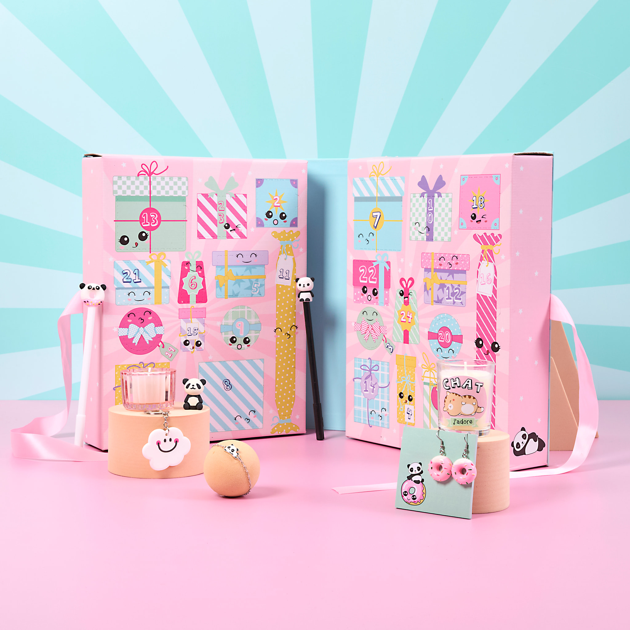 Calendrier Kawaii Bougie Et Surprises