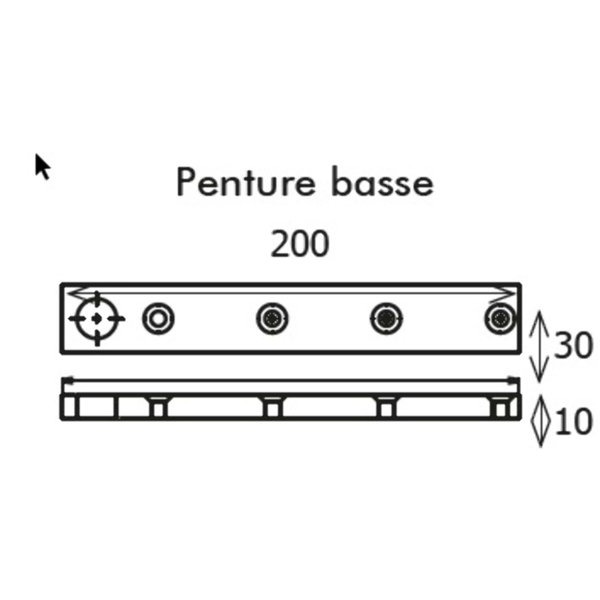 Système de fermeture à freinage hydraulique Janus Linteau SEVAX - F3 PMR sans arrêt - SN313308