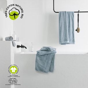 Drap de bain uni BIO ORGANIC gris