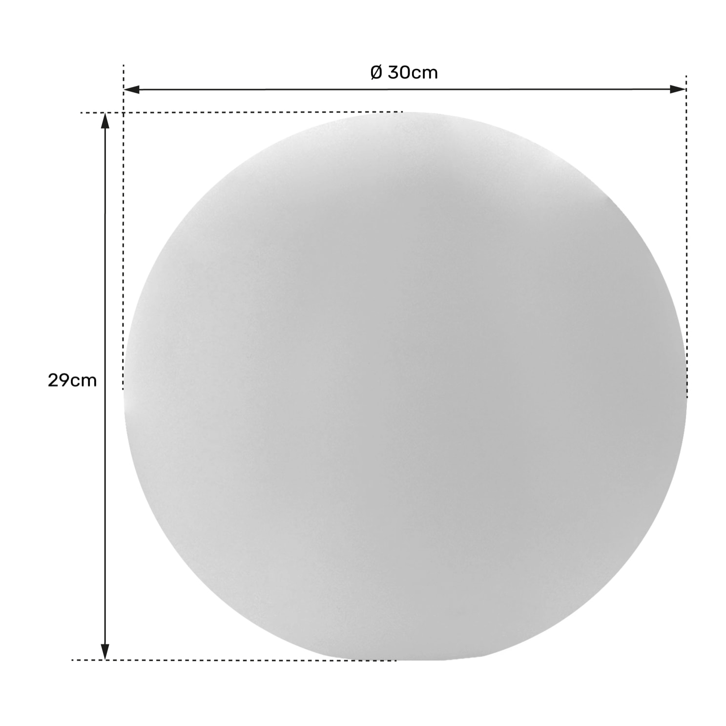 Boule lumineuse LED Ø 30cm multicolore ADHARA