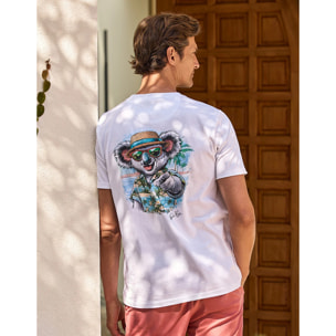 Camiseta Manga Corta Blanco - Higgins