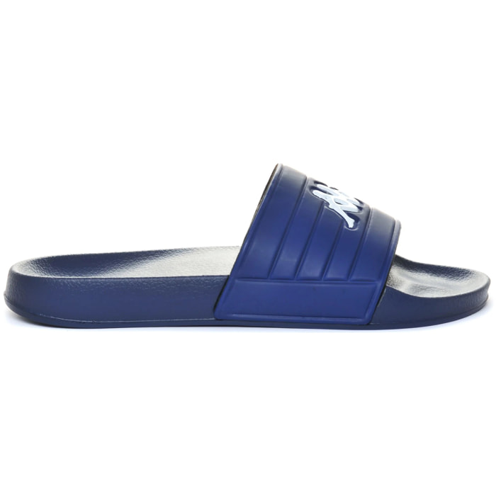 Kappa - Ciabatte Uomo Donna Blu - Logo Sarty