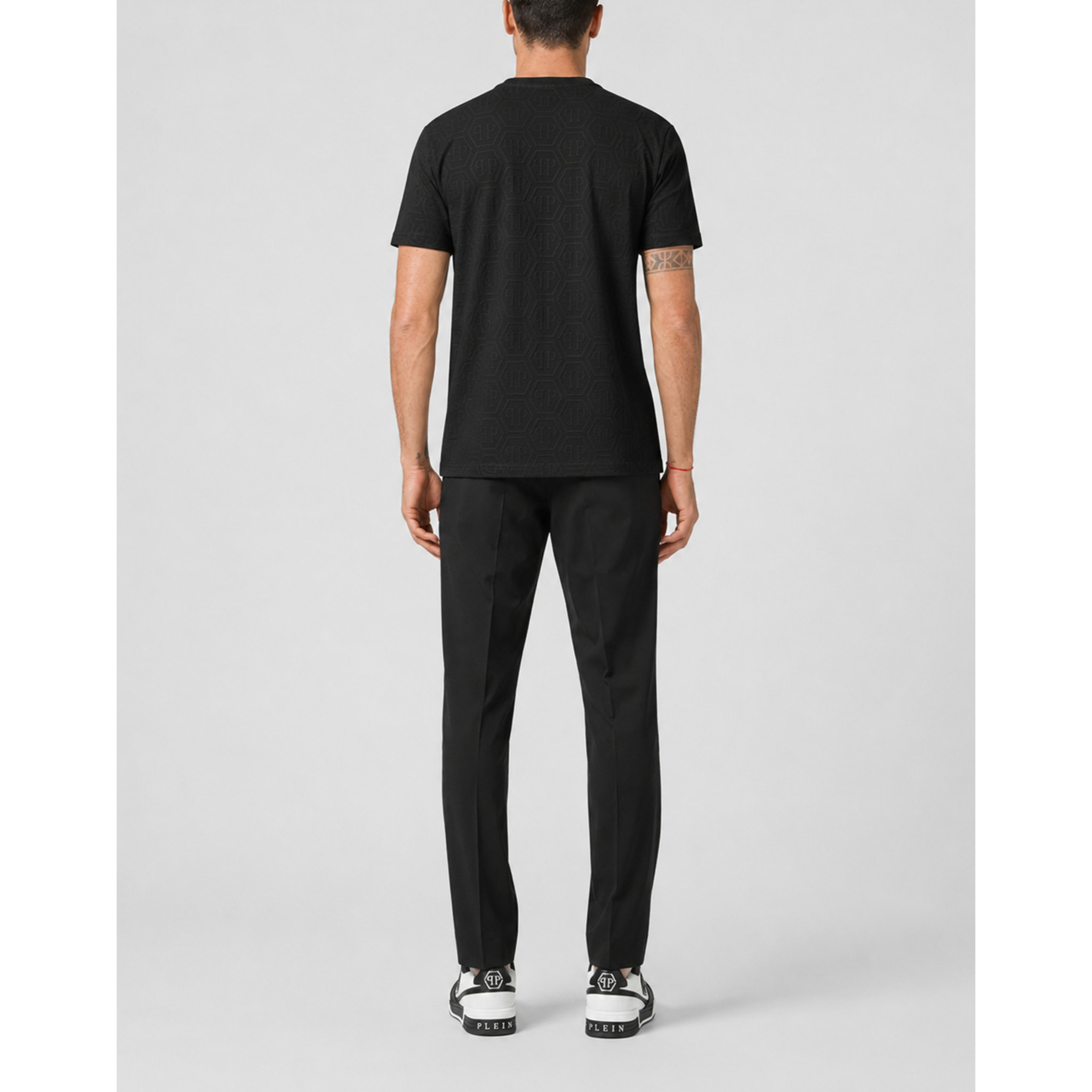 PHILIPP PLEIN T-shirt girocollo a maniche corte MONOGRAM
