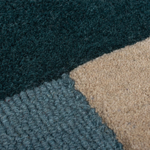 Tapis en laine LABYRINTHE Vert