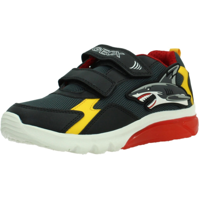 Zapatillas Niño de la marca GEOX  modelo J CIBERDRON BOY NEGRO