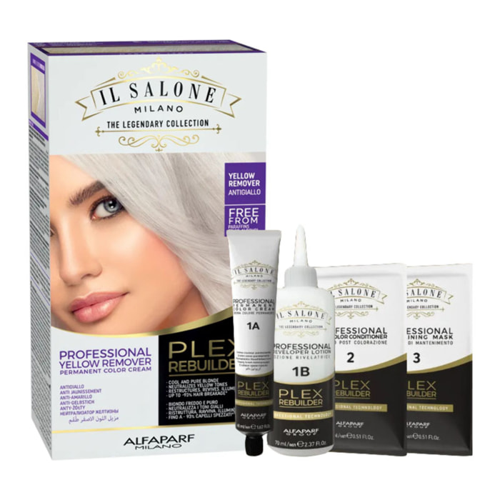 ALFAPARF MILANO Il Salone Plex Rebuilder Yellow Remover Permanent Color Cream