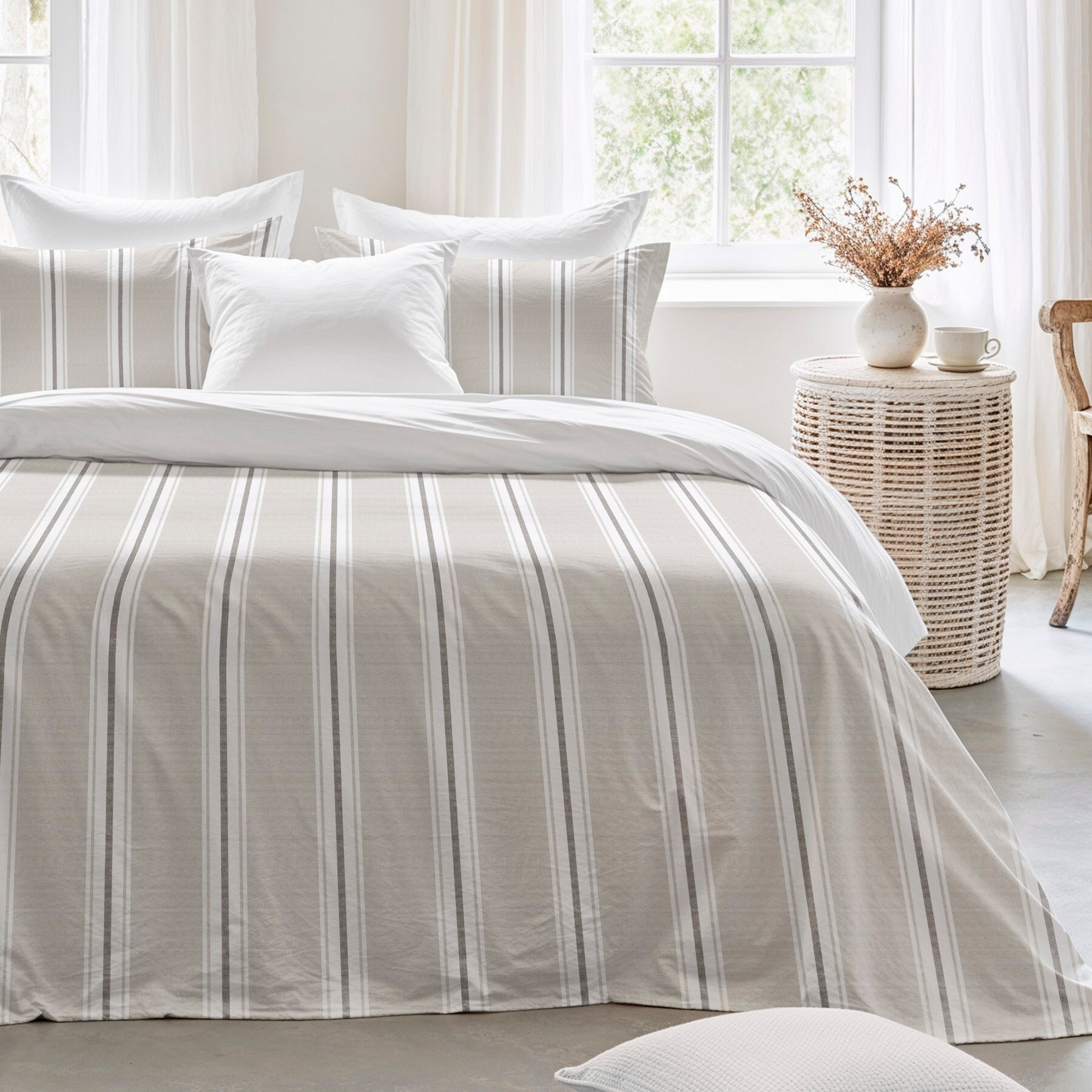 Housse nordique beige Samara