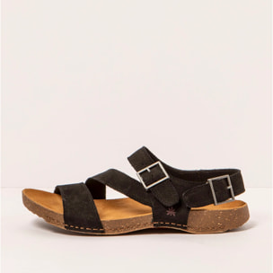 Sandalias 0999 NOBUCK BLACK/ I BREATHE color Black