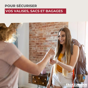 Cadenas câble à code à 3 chiffres Fackelmann Tecno