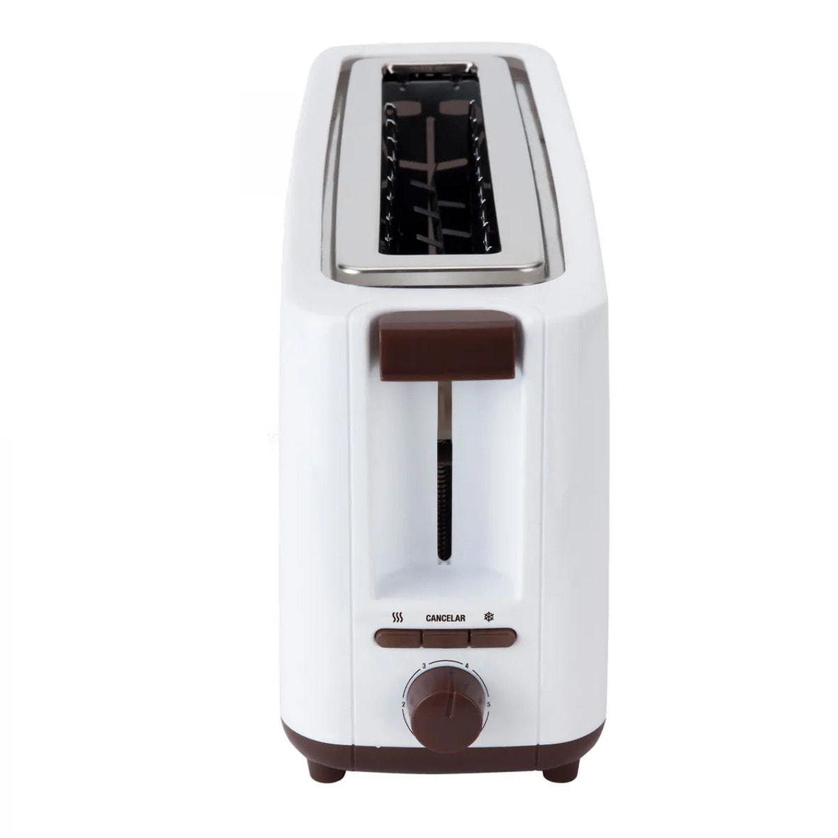 Tostadora JATA TT579 con una ranura larga. 6 niveles de tostado. También descongela