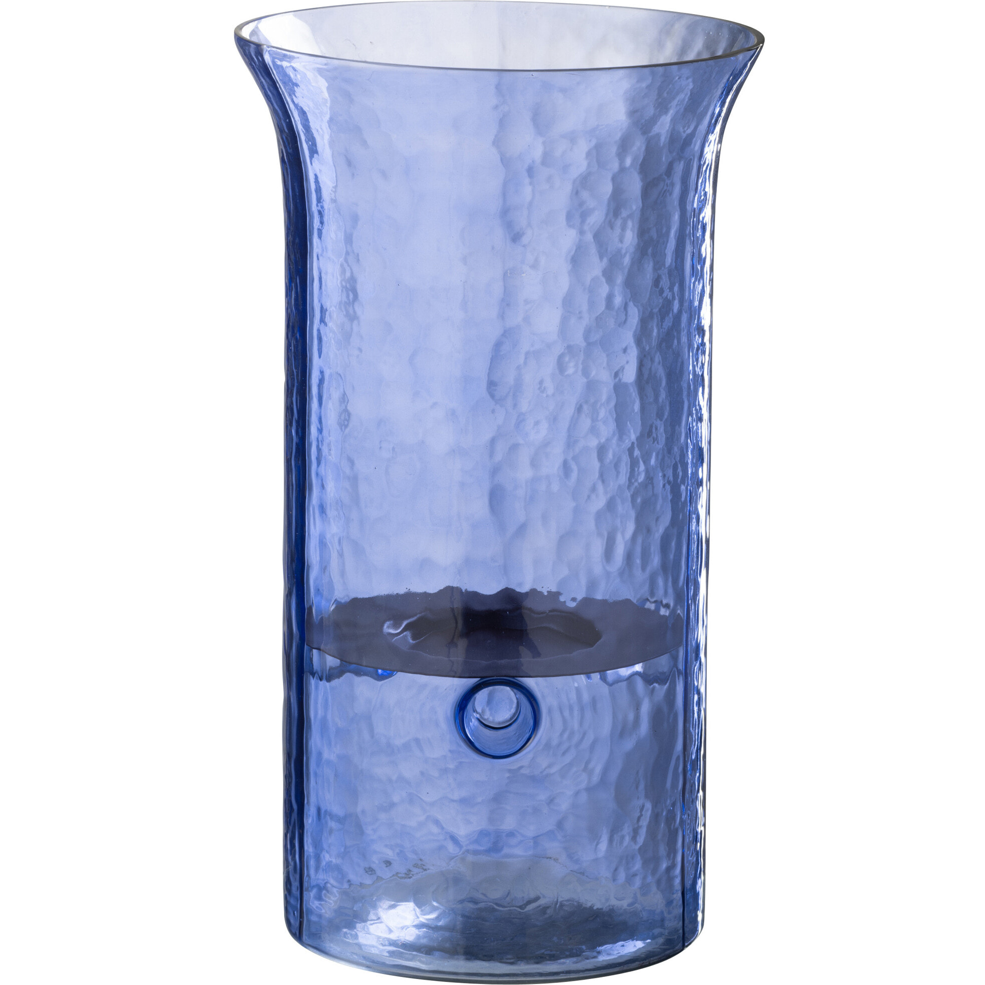 J-Line photophore Tarifa Smal - verre - bleu - large