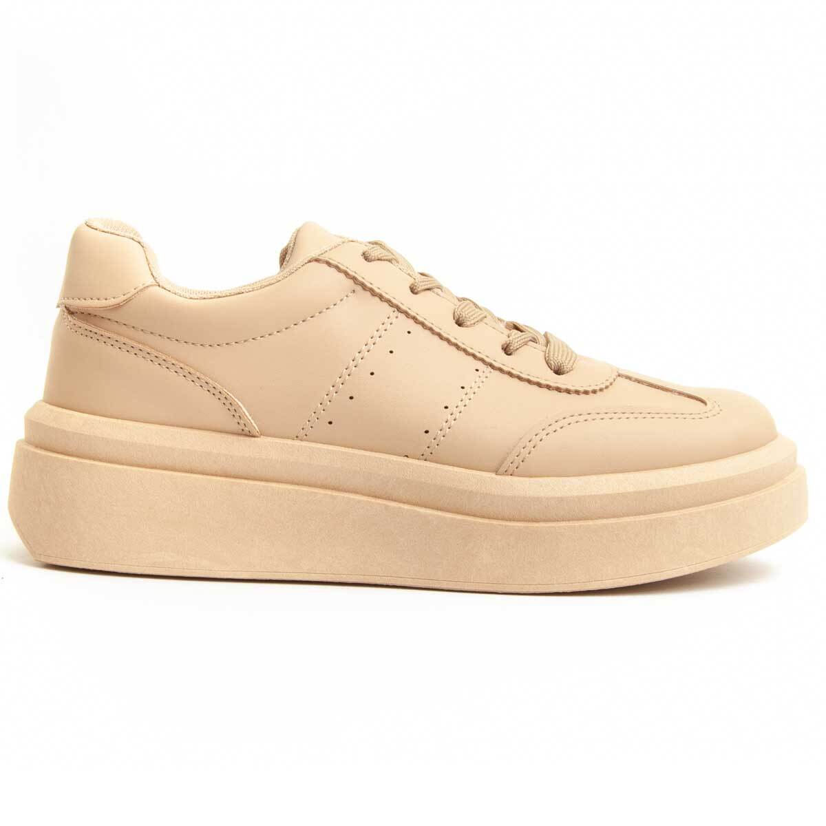 Sneakers - Beige - Altura: 3 cm