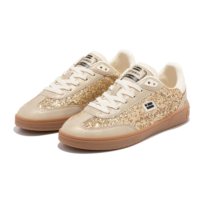 Zapatillas Deportivas Mujer Rebel Glitter Light Oro