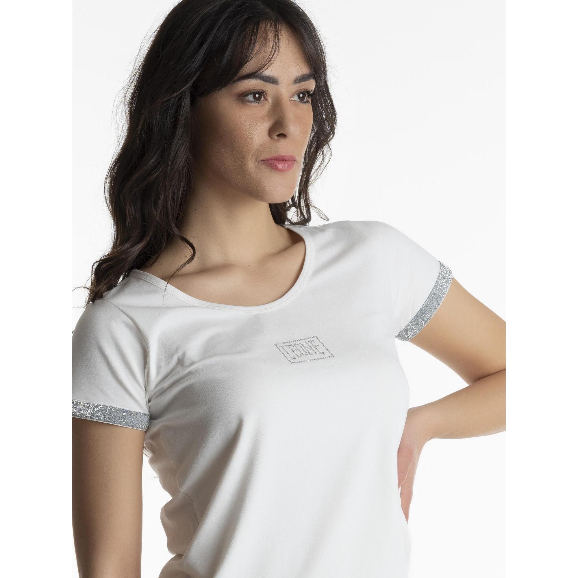 T-shirt con logo a maniche corte da donna Precious