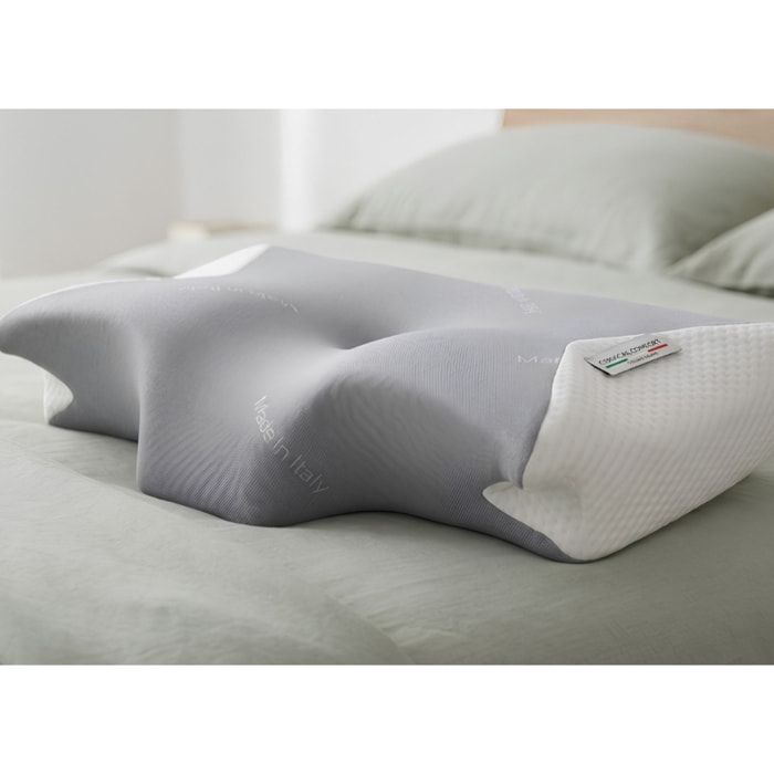 Guanciale ergonomico in memory foam Riposo Collo Spalle Anatomico Dragonfly