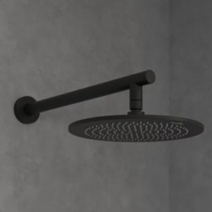 Douche de tête Universal ronde Noir mat