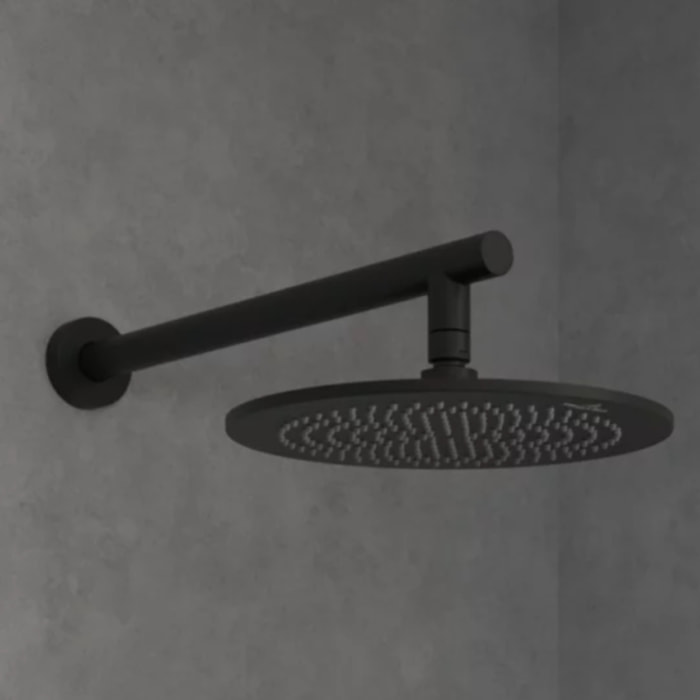 Douche de tête Universal ronde Noir mat