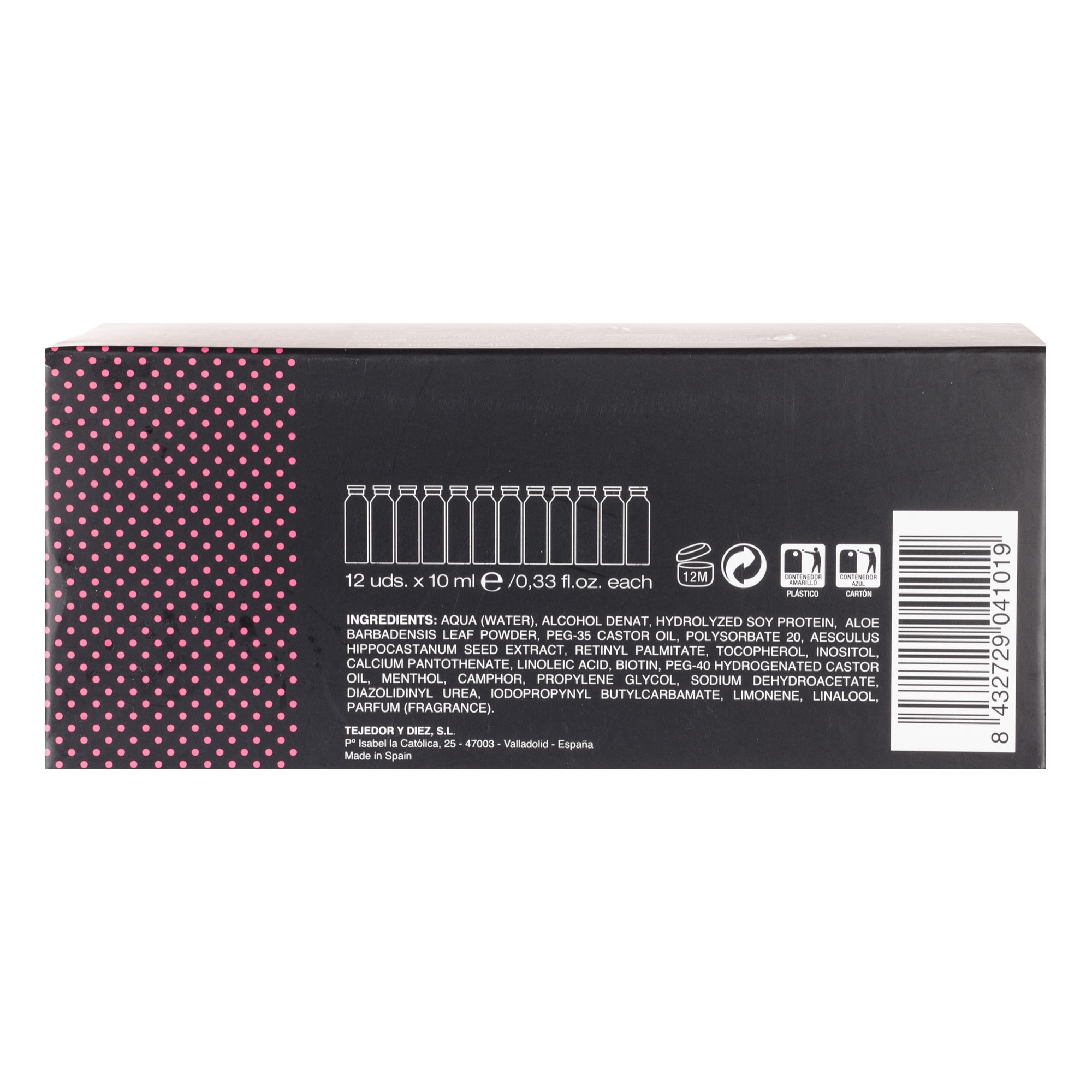 Placenta vegetal 12 ampoules x 9ml.