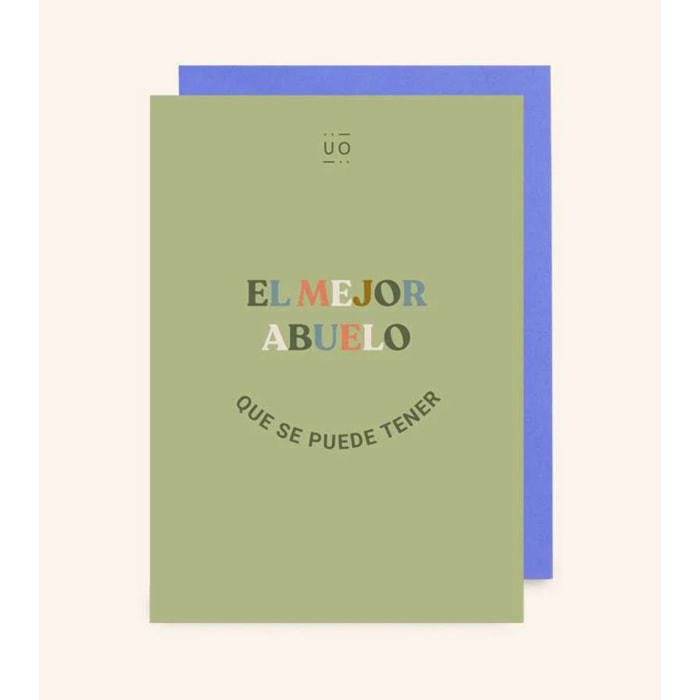 Postal "El mejor abuelo que se puede tener"