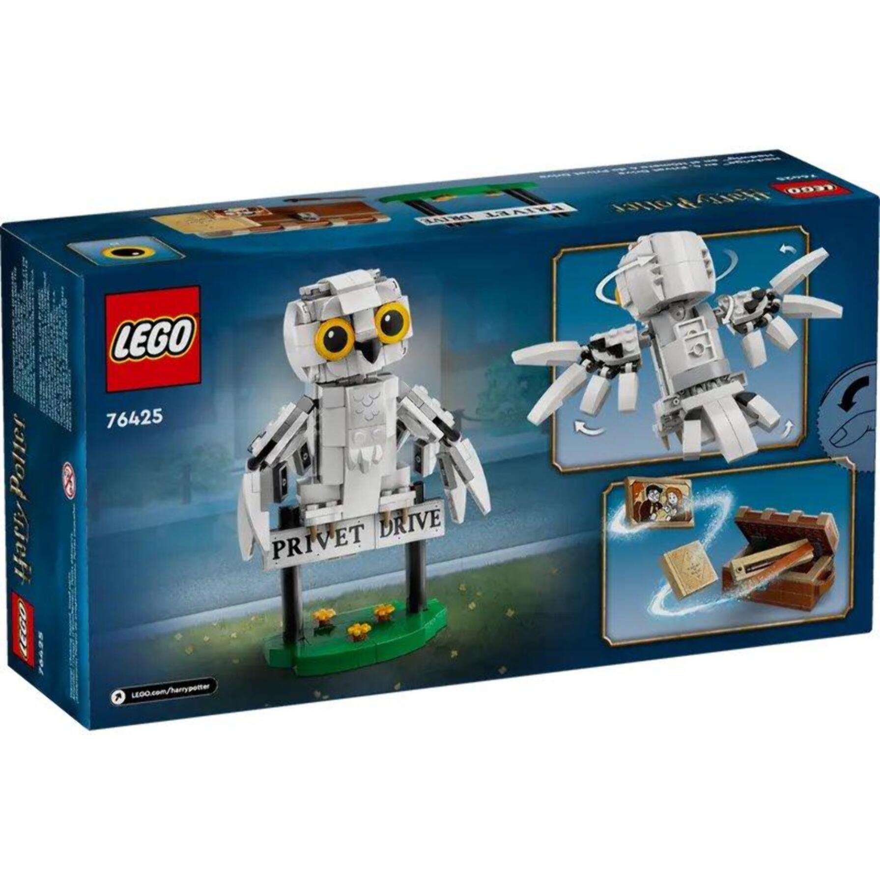 LEGO HARRY POTTER 76425 - EDVIGE AL NUMERO 4 DI PRIVET DRIVE