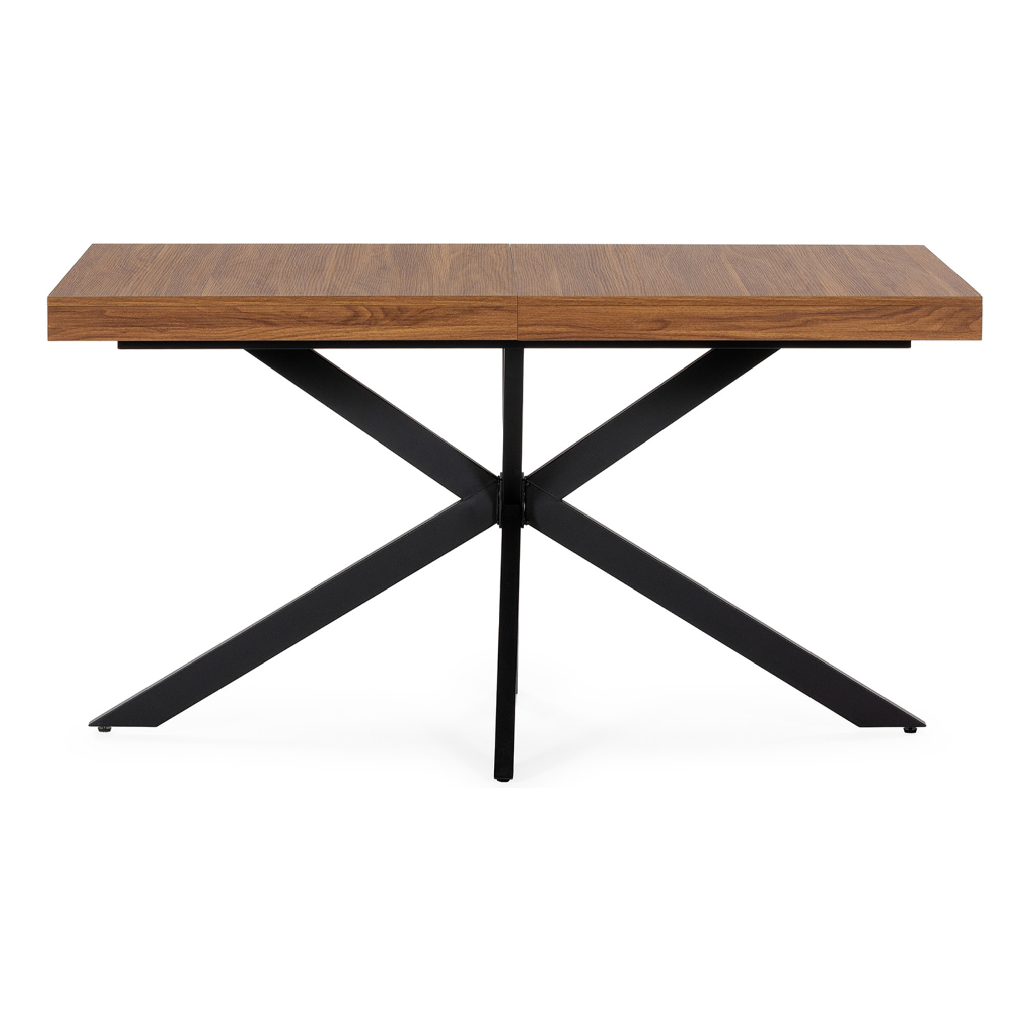 Mesa de Comedor Extensible Genova efecto Nogal, 140-180 cm