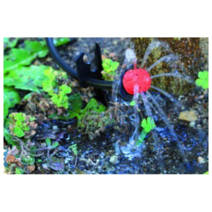 PLANETA HUERTO | Gotero Regulable 0-70 L/h – Pack 25 Uds, Accesorio de Riego para Control Eficiente del Agua