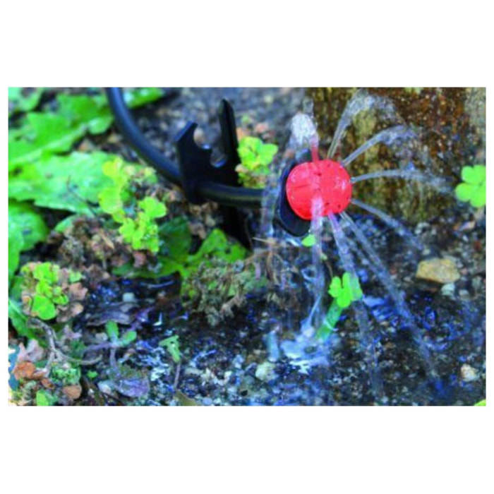 PLANETA HUERTO | Gotero Regulable 0-70 L/h – Pack 25 Uds, Accesorio de Riego para Control Eficiente del Agua