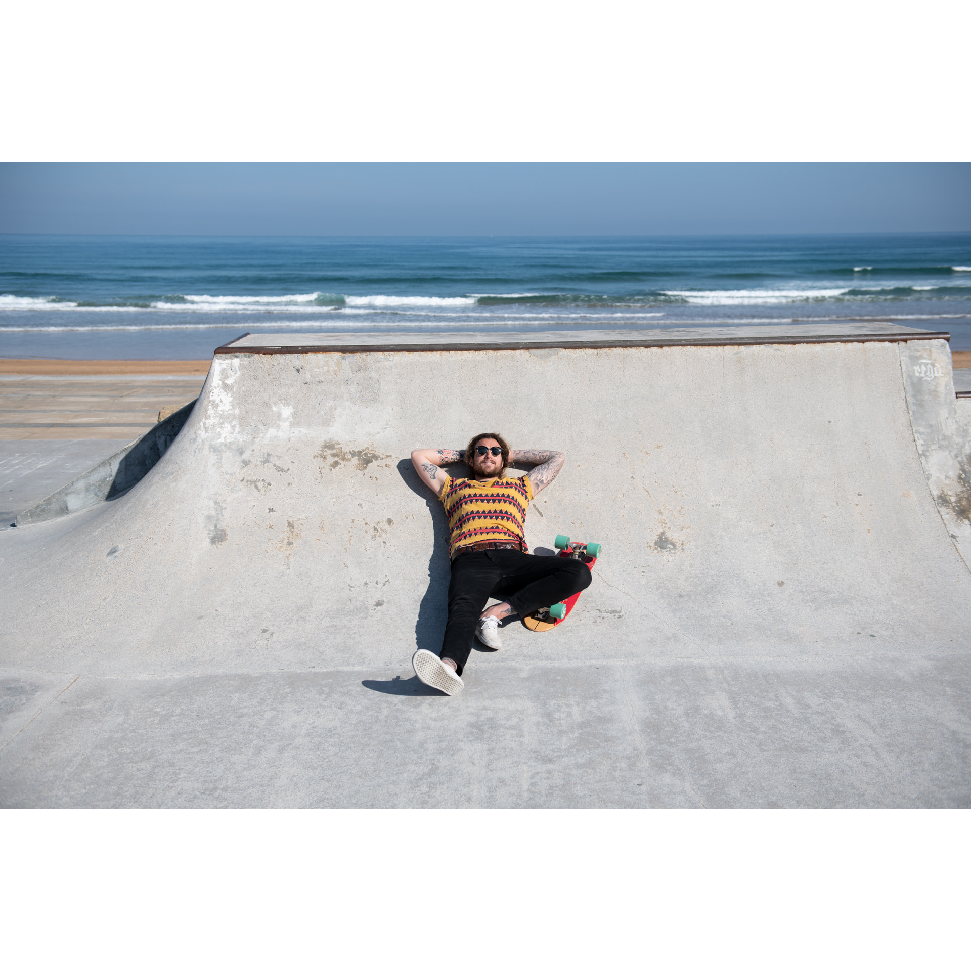 OCCHIALI DA SOLE OCEAN MARLON in Nero