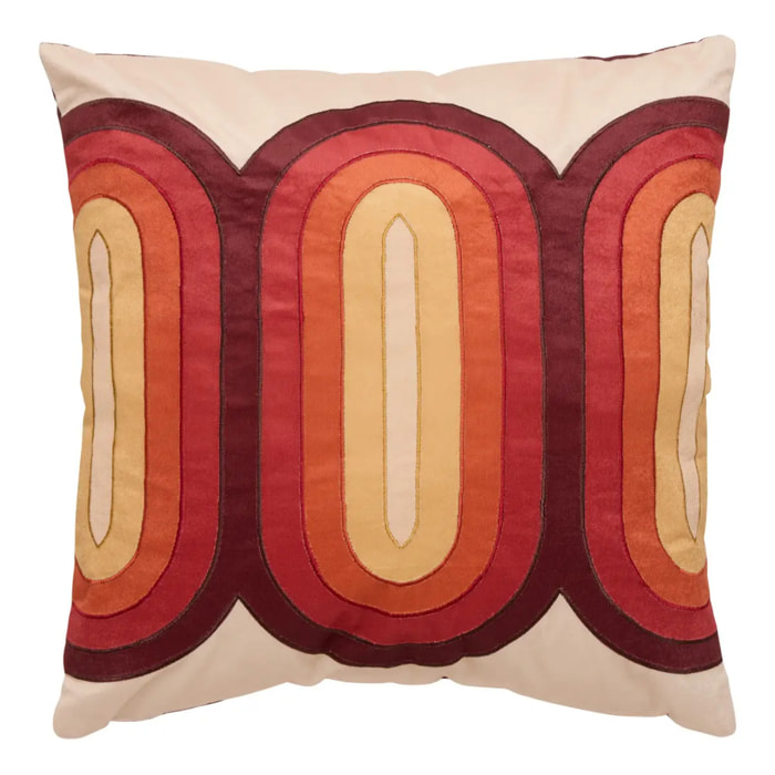 Coussin Night Crush carré 45x45cm jaune