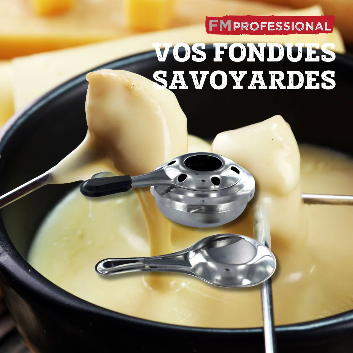 Brûleur alcool fondue savoyarde FM Professional