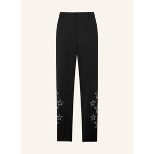 PHILIPP PLEIN Loose Fit Trousers Stars Studs