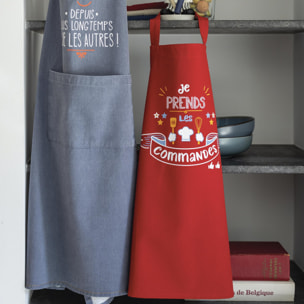 Tablier de cuisine enfant Je prends les commandes