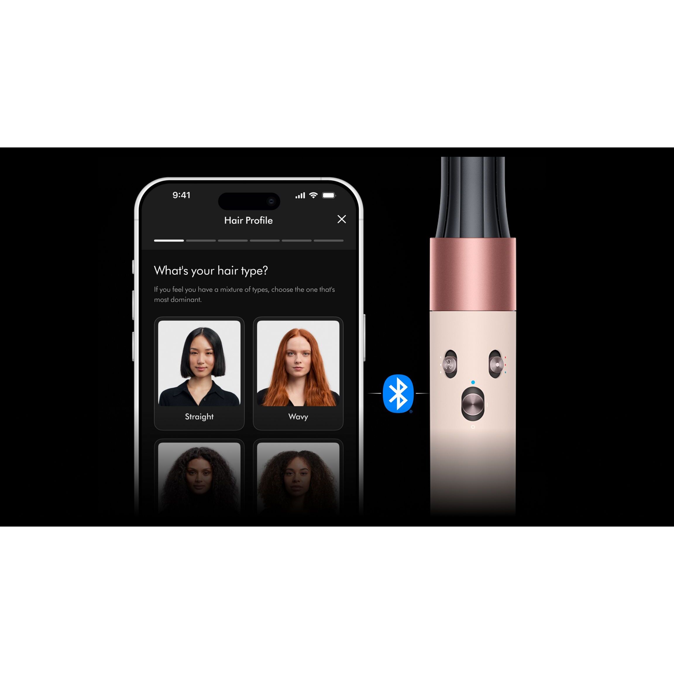 Multi-styler asciugacapelli Dyson Airwrap i.d.™ connesso (Amber Silk) | Nuovo