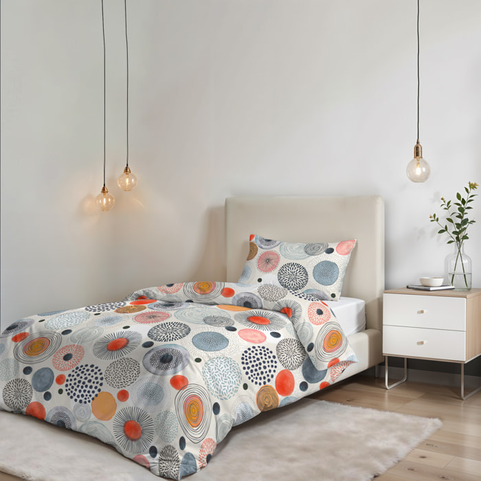 COPRIPIUMINO FANTASY, 100% Microfibra, No Stiro - ACQUERELLO