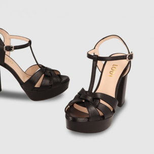 SANDALIAS NEGRAS TISANA