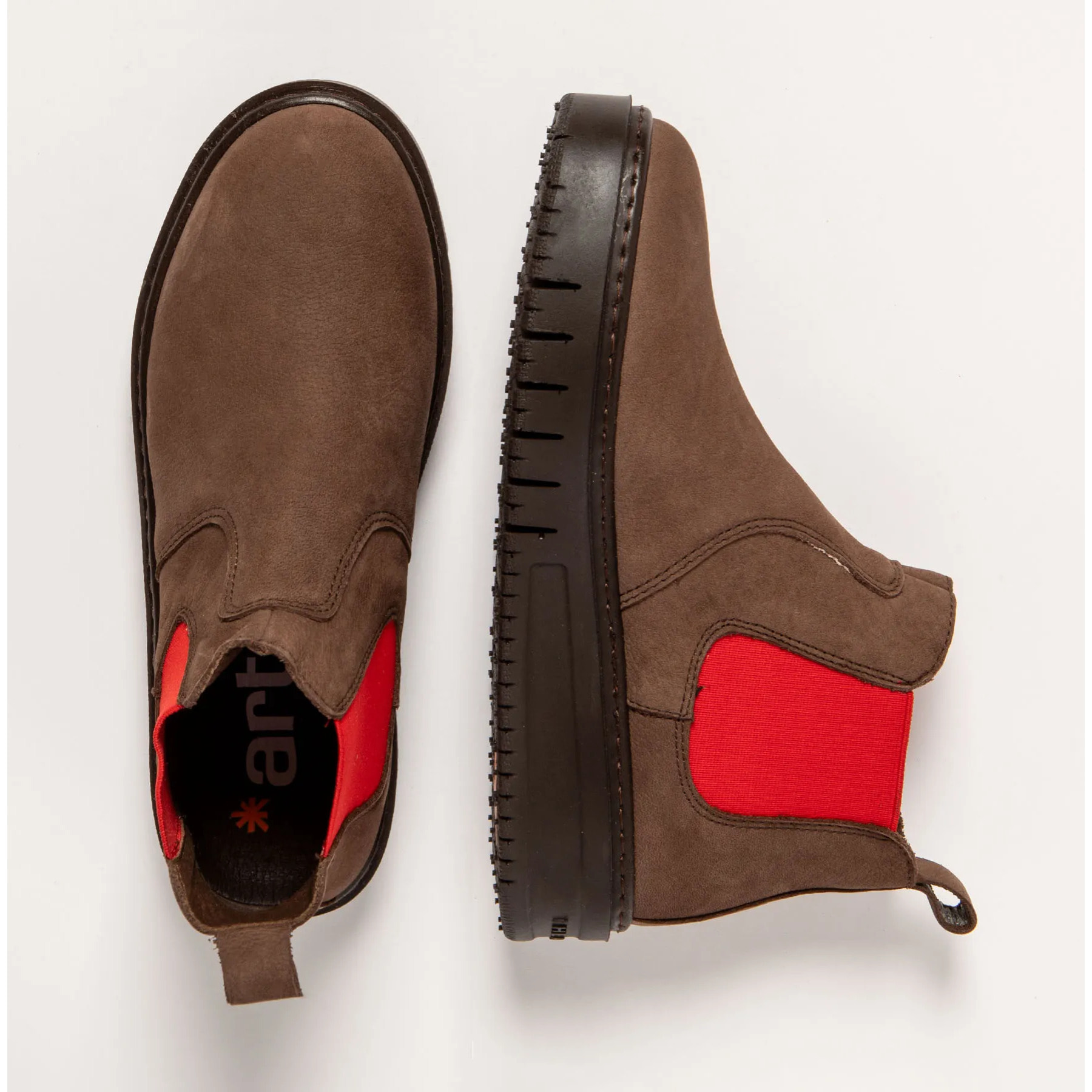 Botines 1789 NOBUCK BROWN-RED /BELLEVILLE color Brown-red