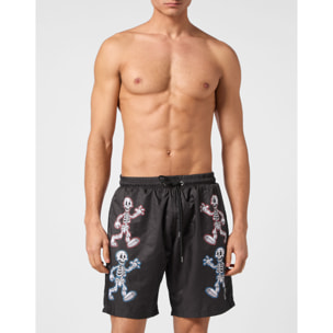 PHILIPP PLEIN Swim Trunks SKELETON