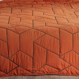 Jeté de lit Calisson - Rouge Orangé