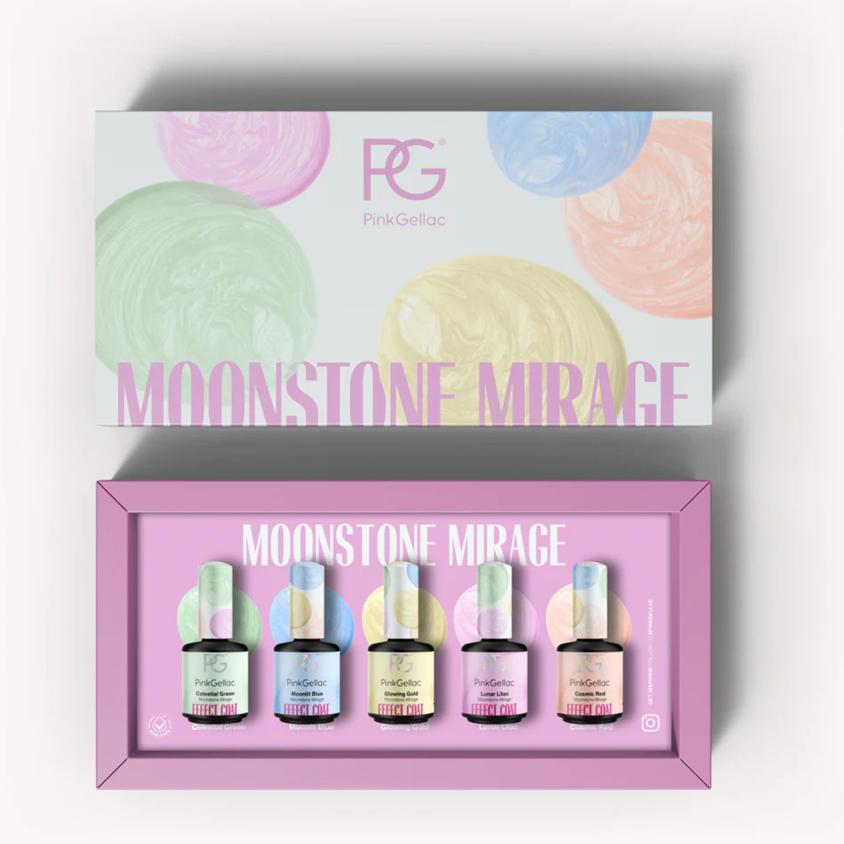 Set vernis semi-permanent - Moonstone Mirage - 5 x 15ml