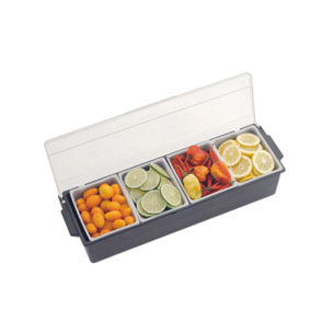 Boîte à épices ABS 4 compartiments