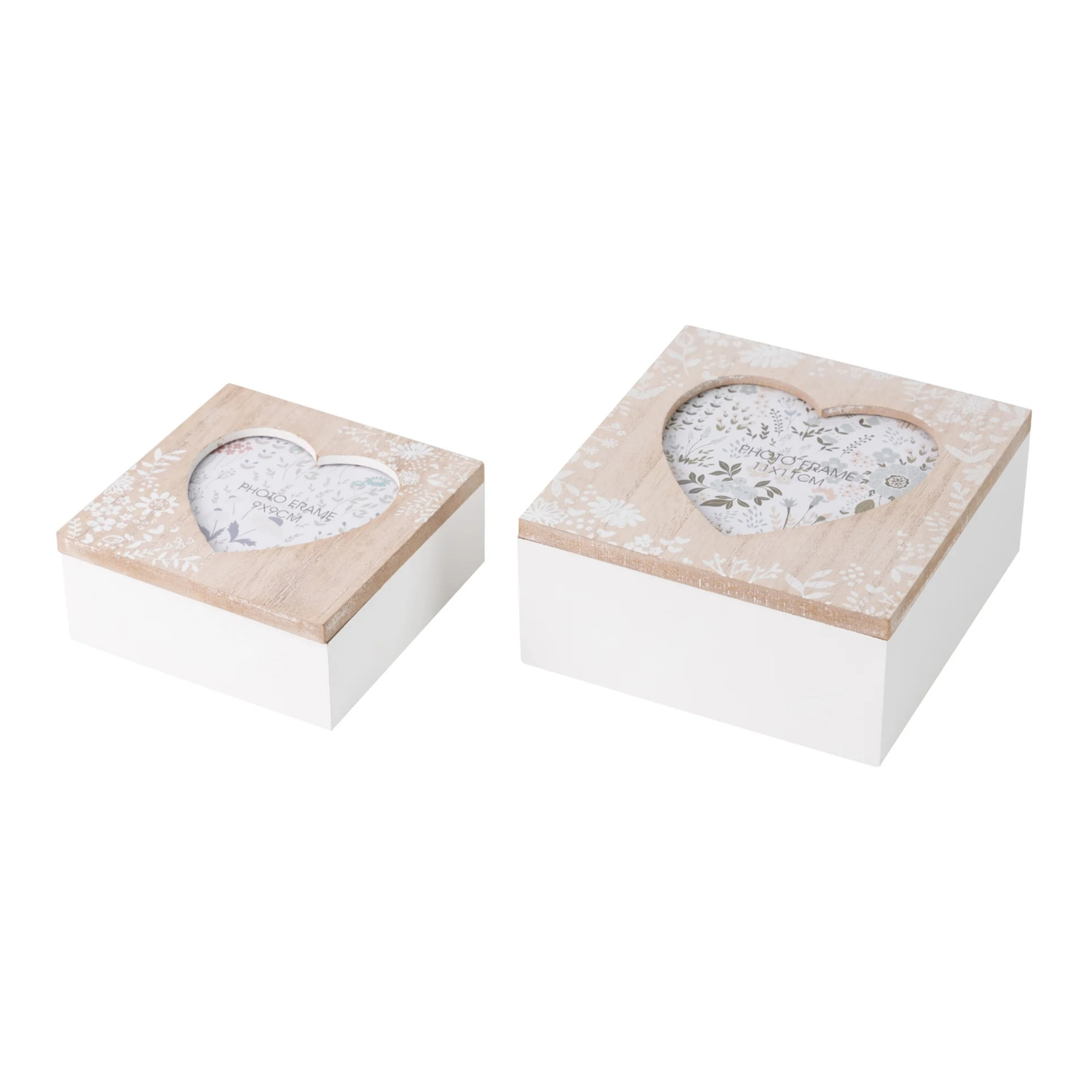 Set 3 Cajas Arbol 18x18x9/15x15x7/12x12x5 Cm